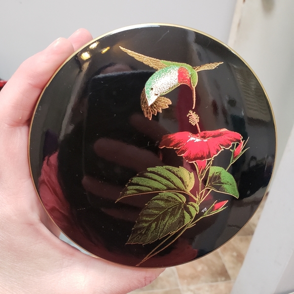 Hummingbird Black Coaster Set - Picture 2 of 8